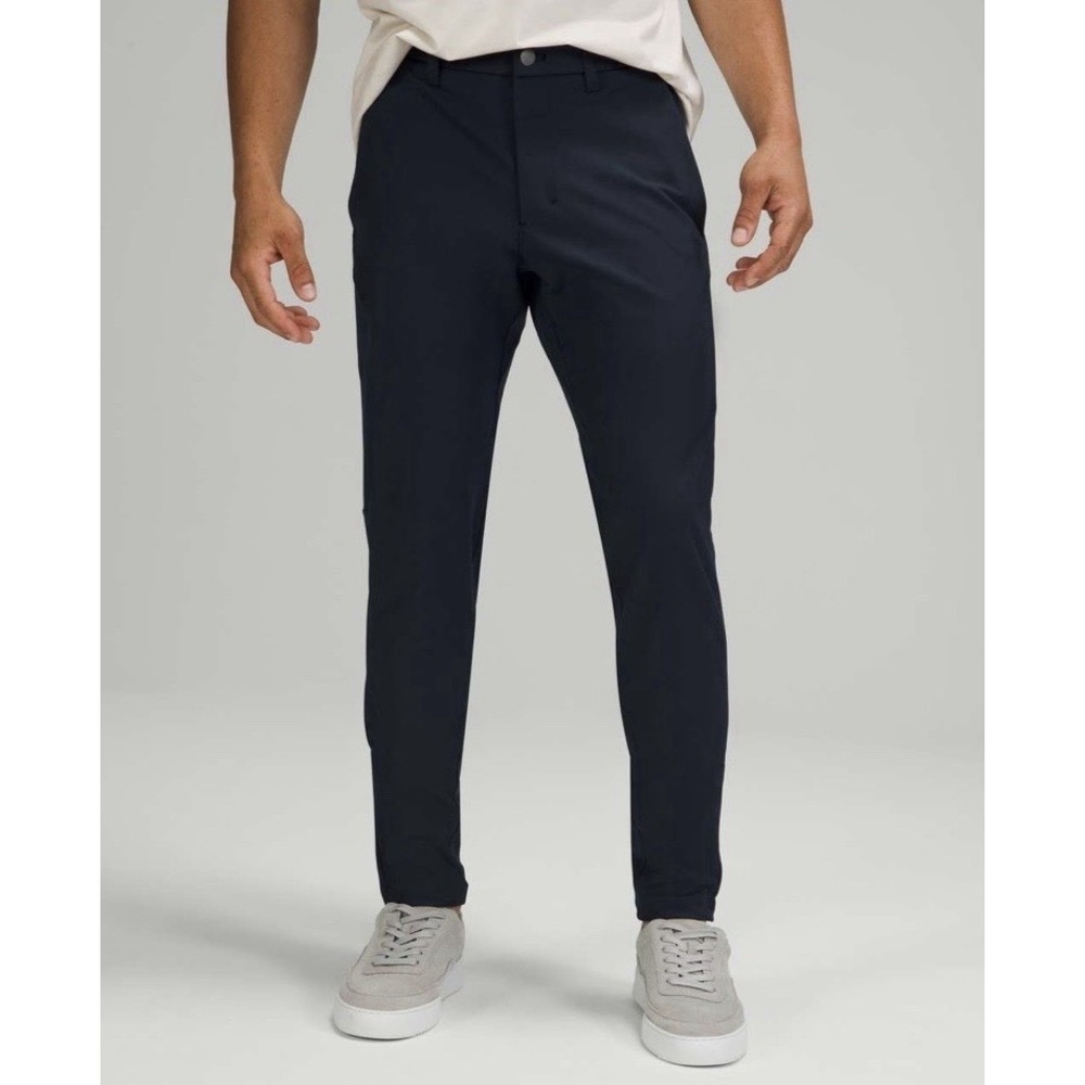 Lululemon Mens Comission Pant Skinny 30 Navy Warpstreme
